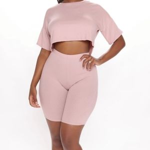NEW Fashion Nova biker short set